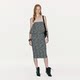 AtelierMissLu2025 spring and summer small fragrance style slim pencil elastic skirt short skirt