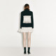 AtelierMissLu2024 autumn and winter multi-layer soft yarn splicing small A-line short skirt
