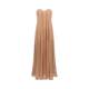
Sheer Luck New Summer Thea Dress Women's Off-Shoulder Mesh Pleated Strapbreast Dress Seaside Vacation
