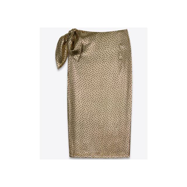 Hong Kong Direct Mail Saint Laurent Dot Lace Pencil Skirt 776458Y5I63