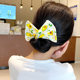 Lazy magic bow twisted chuck hair clip 2025 new children's bun artifact flower bud head dress hair clip
