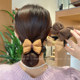 Ball head grabber female high-end 2025 new bow hairpin back head hair artifact shark clip headwear
