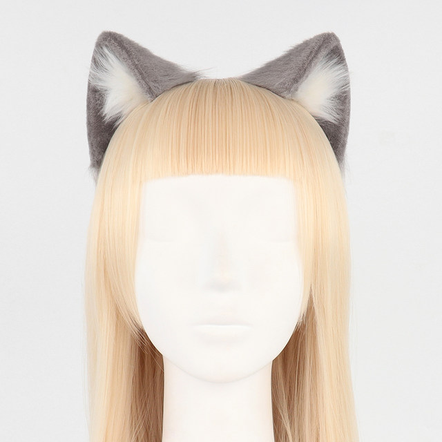Simulated animal ear headdress, cat ear headband, female handmade cosplay cat girl cartoon show live broadcast, internet celebrity props and accessories