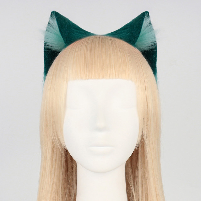 Simulated animal ear headdress, cat ear headband, female handmade cosplay cat girl cartoon show live broadcast, internet celebrity props and accessories