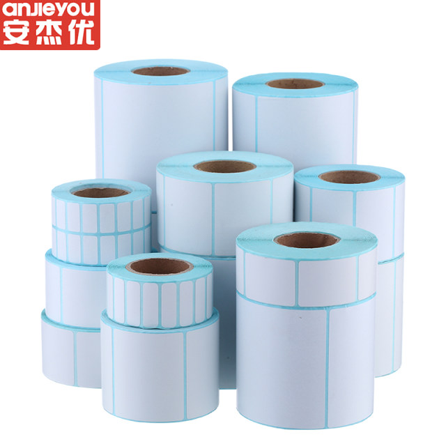 Three-proof thermal paper self-adhesive label printing paper 60*40 30 ...