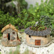 Chinese-style old house bonsai ornaments garden courtyard living room home decorations country earth house garden pastoral gifts