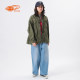 BEAMSBOY women's collarless work jacket 2025 spring new fashionable casual solid color jacket 180331X