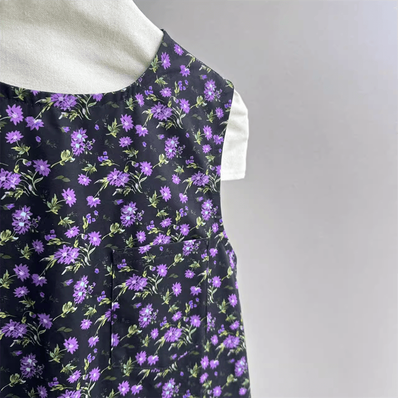 COEMES 2024 autumn and winter new products fashion casual retro floral dress women onenine integrated store