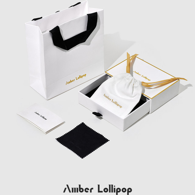 Wang Yuwen's same model Amber Lollipop pearl necklace women's petal baroque light luxury pendant sweater chain