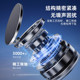 Car mobile phone holder 2025 new vacuum adsorption magnetic suction car interior navigation suction cup fixing frame mobile phone fixing