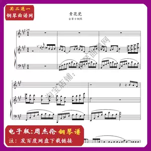 青花瓷琴谱 新人首单立减十元 22年10月 淘宝海外
