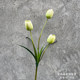 
European-style home simulation flower leather tube 3-head tulip wedding tulip shopping mall landscaping project decoration arrangement flowers