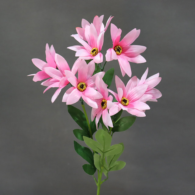 
Simulated Jerusalem artichoke flower chrysanthemum window decoration silk flower outdoor scenery ornaments photography props wedding stage road guide flowers