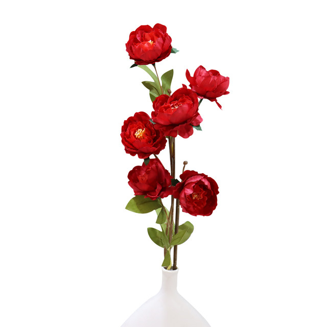 
Artificial flower multi-headed exquisite peony flower preparation for wedding venue flower photography props decoration fake flower decoration wedding hall