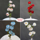 
Artificial flower multi-headed exquisite peony flower preparation for wedding venue flower photography props decoration fake flower decoration wedding hall
