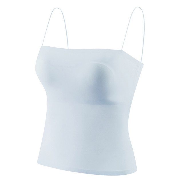 Anecrofomed as a thoracic cushion -free ice silk suspender Beauty back with vest female in summer, wearing tube top underwear tops