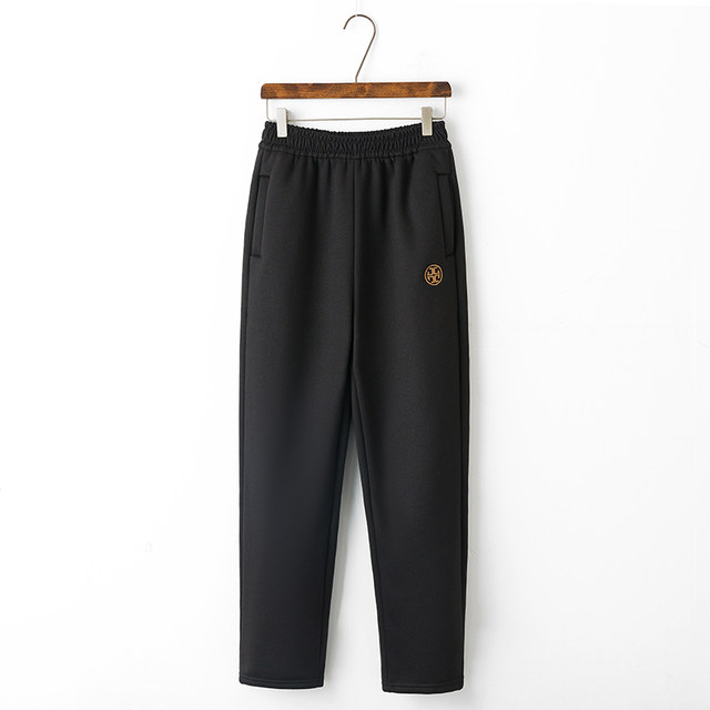 Mom's autumn pants, women's large size casual pants, elderly grandma's autumn and winter long pants, middle-aged plus velvet straight new style