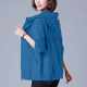 Large size thin coat for women spring and autumn 2025 new loose windbreaker for small middle-aged and elderly mothers hooded top