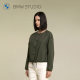 BMW STUDIO BMW Women's Clothing, Fall and Winter Fashion Simple and Versatile Women's Woven Long Sleeve Jacket