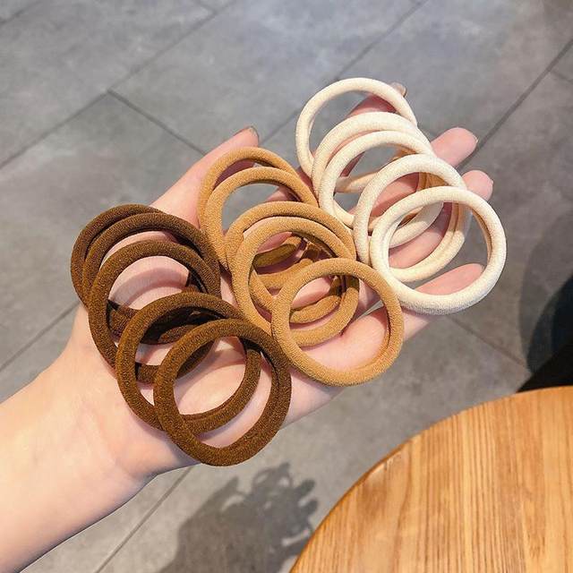 Seamless hair band, high elastic rubber band, thick hair rope for adults, thick hair rope for women, Korean simple hair rope accessories