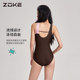 zokezhouke swimsuit women's one-piece 2025 new swimsuit hot spring girls swimming pool special training swimsuit