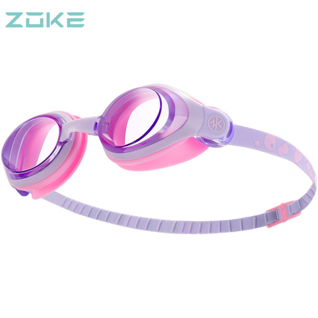 zoke children's swimming goggles girls high definition waterproof and anti-fog swimming training for boys and girls swimming glasses