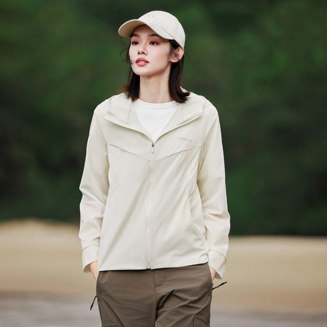Touraier Spring and Autumn Outdoor Sports Jacket Female Thin Elastic Climbing Climbing Climbing Climbing Climbing Climbing Climbing Climbing Climbing Climbing Climbing Dry
