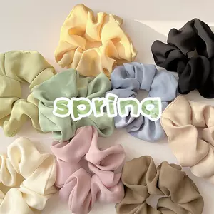 4/6 Pcs/Set Woman Fashion Scrunchies Velvet Hair Ties Girls