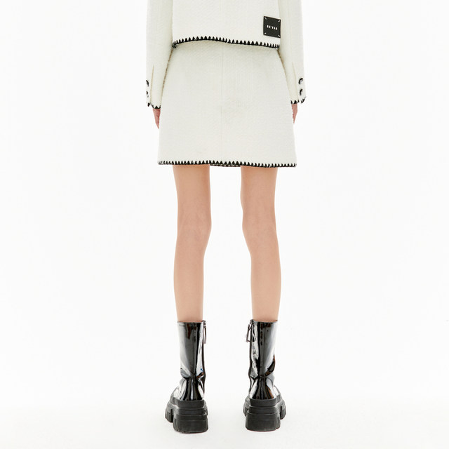 REVAN Revan Outlet Winter Sporty Tweed Skirt RU91501214
