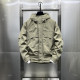 Cotton Clothing Men's Autumn and Winter Workwear Two Cotton Hooded Jacket 2025 Spring and Autumn Jacket Trendy Brand Casual Loose Surgery Cotton Clothing
