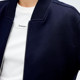 Shuiyunjian Women's Clothing Simple Casual Commuter Double Zipper Navy Jacket Short Jacket 2025 Spring New Style
