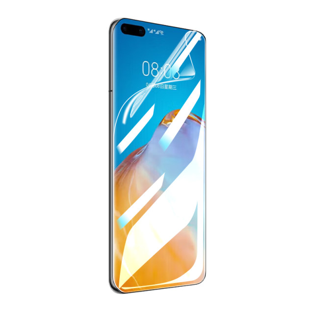 Applicable to Huawei p40pro mobile phone film p40 tempered hydrogel film p4Opro plus 40por special film lite flat 4O new full screen soft film ten full-pack film + curved mask p49 protection screen