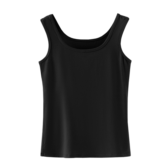 Modal suspender vest for women in the summer new slim fitting outer wear beautiful back bottom sleeveless chic top