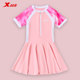 Xtep children's swimsuit girls' body dress style 2025 new style mid-large children's hot spring girls' split swimsuit
