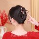 Bosia sugar cube hair clip for women with half-tied hair on the back of the head, small size grab clip new light luxury versatile bangs hair clip headdress
