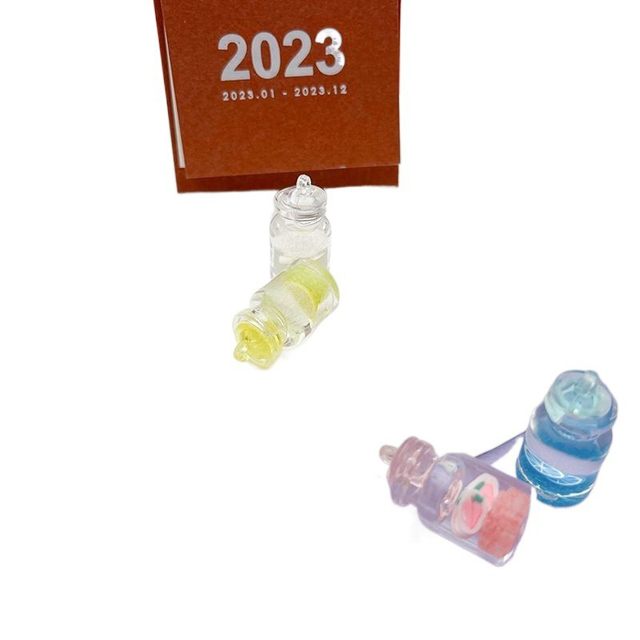 Luminous small drift bottle mini wishing bottle transparent small glass bottle Ala bottle handmade ornaments children's toys