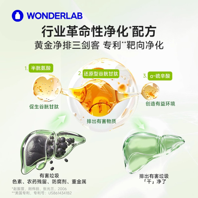 WonderLab milk thistle care liver staying up late sily thistle men and women clean overtime capsule artichoke