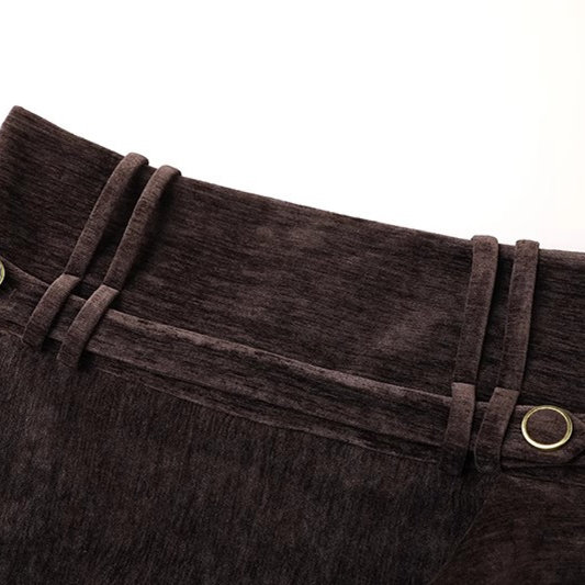 DN high-end custom 2025 spring new high-waist skirt pants ultra short ruffle splicing hot girl socialite retro super skirt women
