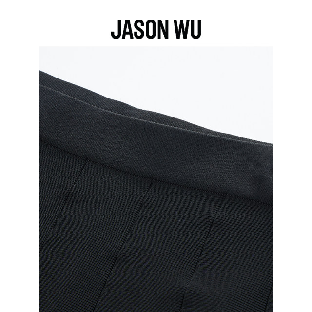 JASON WU 25-year new semi-transparent spliced ​​fishtail knitted versatile skirt skirt