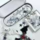 Silver star sequins ins wind and high appearance card bag DIY decoration filling ornament decoration accessories patch