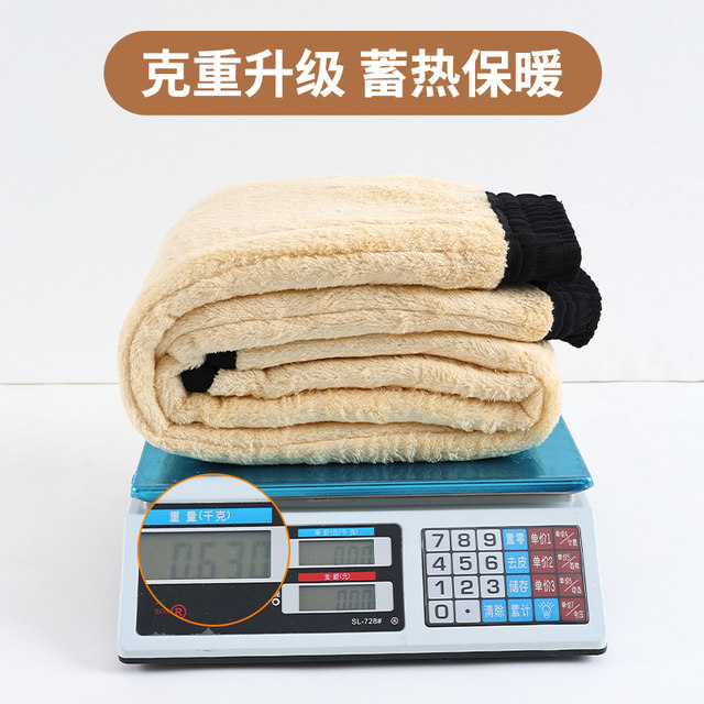 Lamb velvet old lady pants plus velvet thickened winter grandma wears cotton pants three-layer warm pants for elderly mothers winter