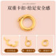 Pendant can buckle head S925 sterling silver millet pearl necklace diy connecting buckle bracelet fixed buckle open ring