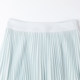 wana try blue green heavy industrial accordion pleated irregular skirt summer new high-end long skirt women's clothing