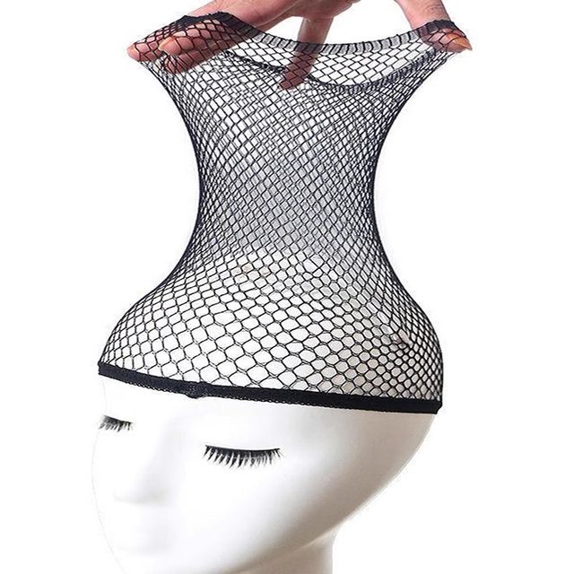 
Wig hair mesh cover invisible hair mesh cover both ends of high elasticity without slitting long short hair universal mesh cover fixed sling
