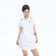 Wu Tongtong embroidered polo collar short-sleeved knitted dress for women in summer new Korean casual loose slim skirt