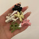 
Candy color small cute and exquisite forehead clip ins2025 princess head bangs clip bow hair clip energy