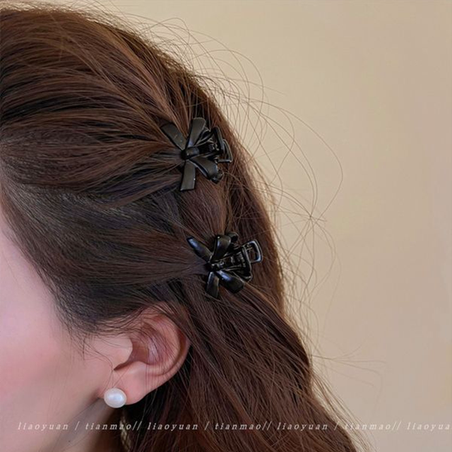 
Candy color small cute and exquisite forehead clip ins2025 princess head bangs clip bow hair clip energy