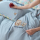 TeenieWeenie bear embroidered cotton four-piece set pure cotton quilt cover bed sheet 1.8m universal for all seasons