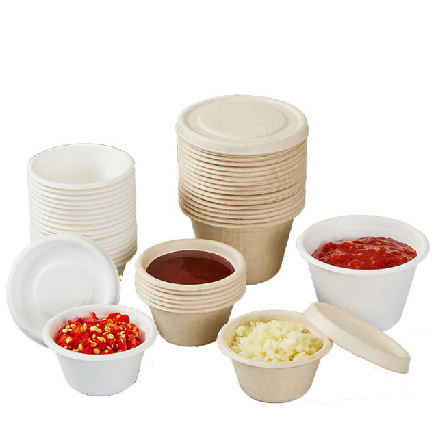 Disposable pulp environmental protection degradable dipped dipping cup ...