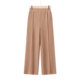 Mom's autumn and winter trousers, versatile casual straight-leg pants for middle-aged and elderly women, elastic waist, loose elastic wide-leg pants